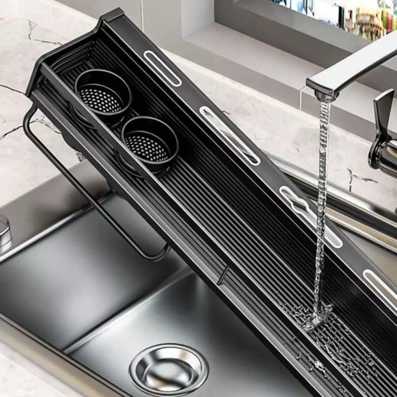Prateleira para Cozinha em Aço Inox Multifuncional Lenogue - Casa Amarela
