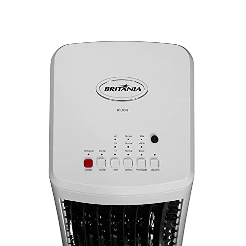 Britania, BCL05FI, 66251014, Climatizador de Ar Frio c/Ionizador, 127V, Branco