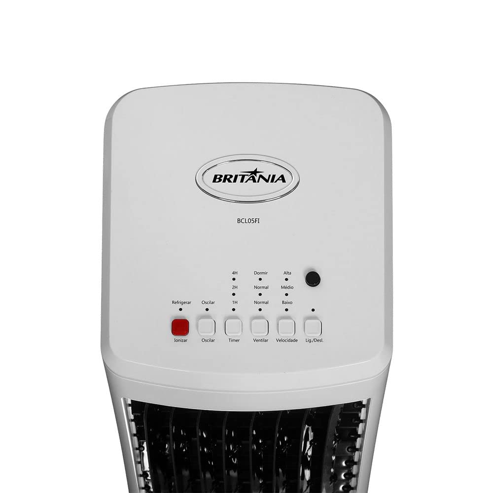 Climatizador de Ar Britânia Frio c/Ionizador BCL05FI Branco 220V