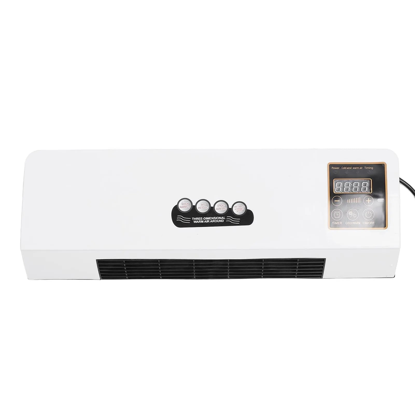 Condicionador de Ar Montado na Parede, Mini Móvel Portátil da Máquina do Calefator de Ar Montado na Parede para o Quarto (Plugue UE 220 V)
