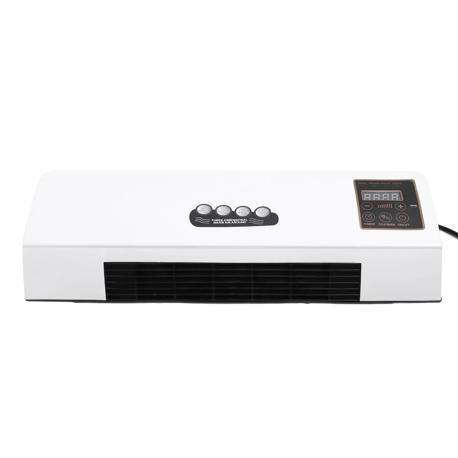 Condicionador de Ar Montado na Parede, Mini Móvel Portátil da Máquina do Calefator de Ar Montado na Parede para o Quarto (Plugue UE 220 V)