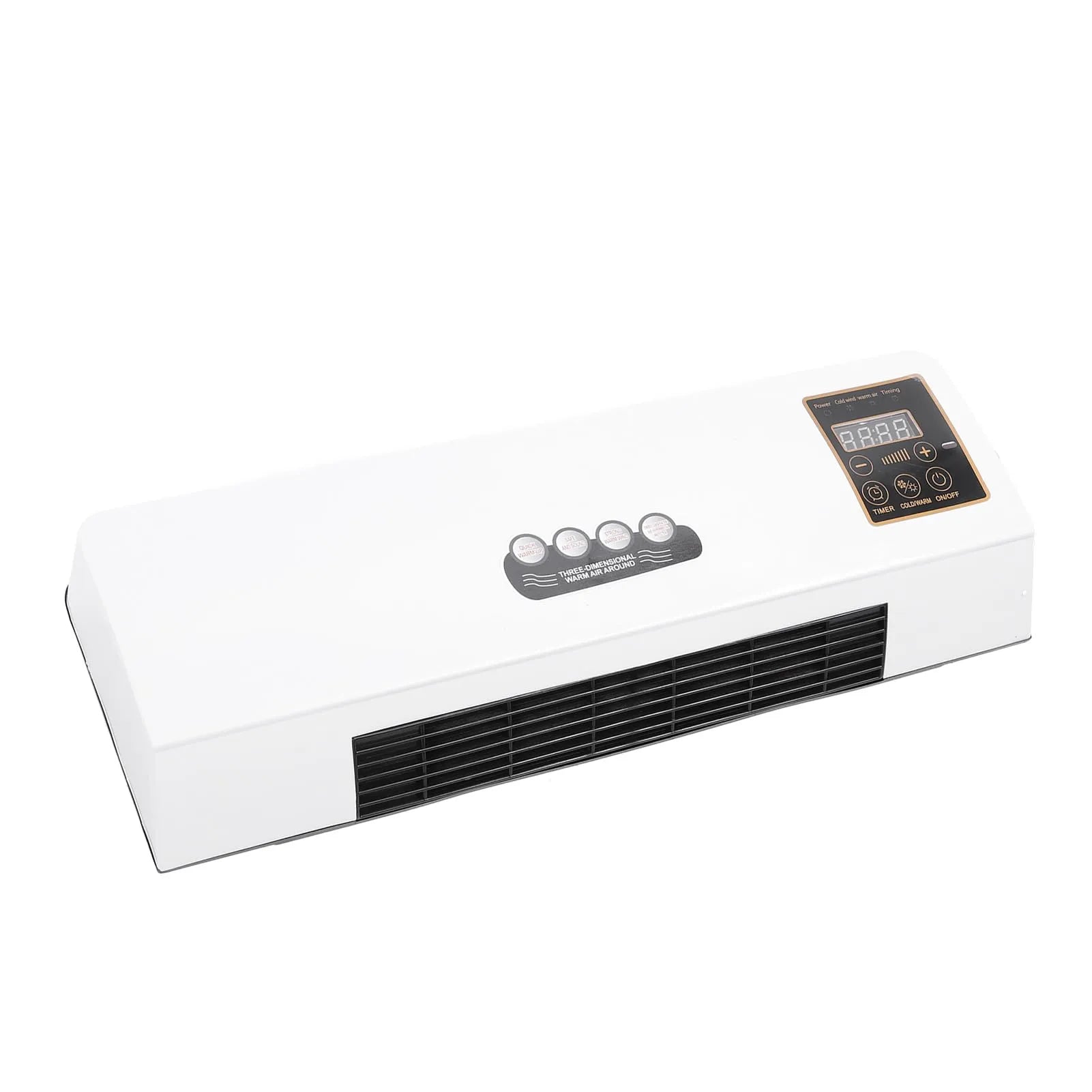 Condicionador de Ar Montado na Parede, Mini Móvel Portátil da Máquina do Calefator de Ar Montado na Parede para o Quarto (Plugue UE 220 V)