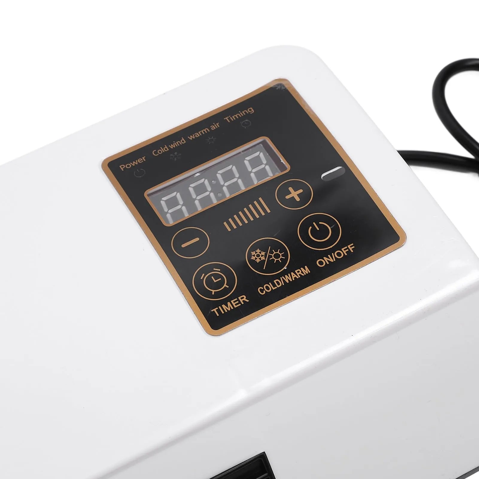 Condicionador de Ar Montado na Parede, Mini Móvel Portátil da Máquina do Calefator de Ar Montado na Parede para o Quarto (Plugue UE 220 V)