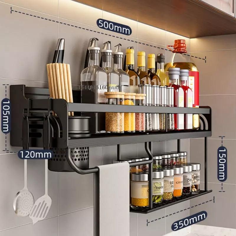 Prateleira para Cozinha em Aço Inox Multifuncional Lenogue - Casa Amarela