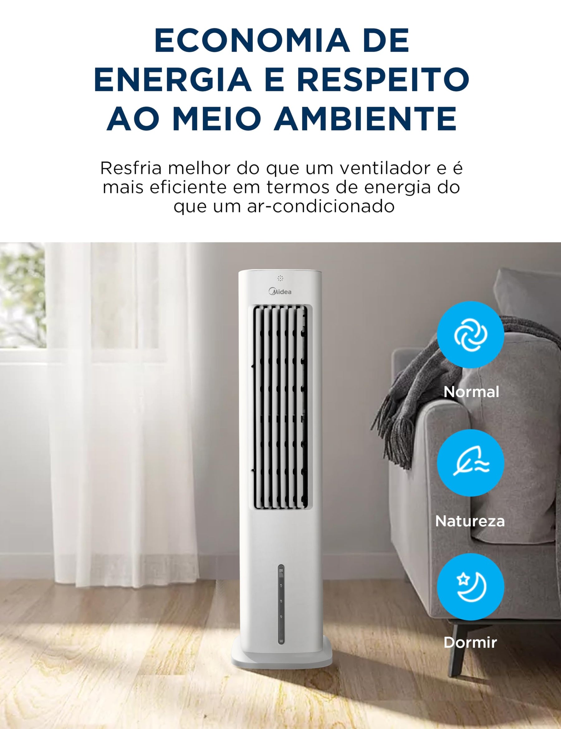 Climatizador de Ar Digital Midea 127V 60Hz