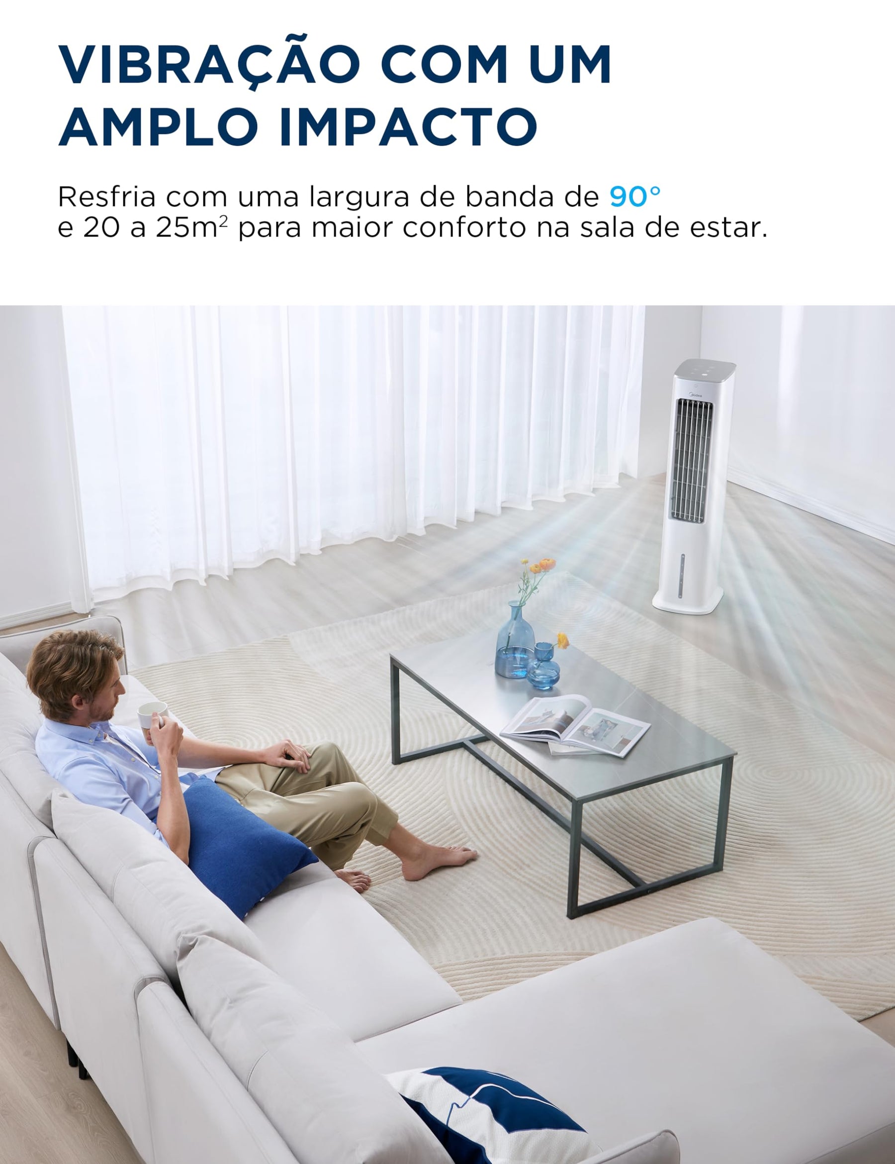 Climatizador de Ar Digital Midea 127V 60Hz