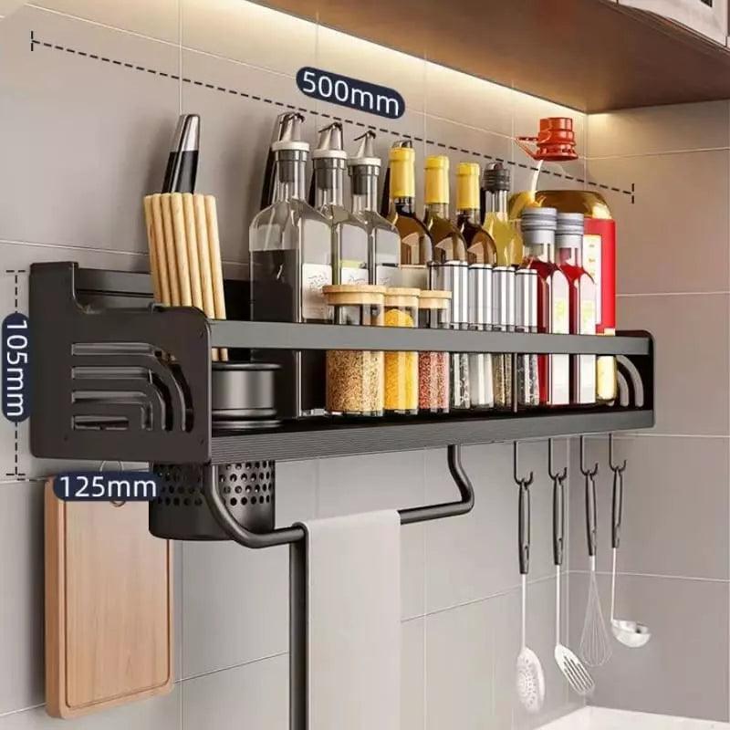 Prateleira para Cozinha em Aço Inox Multifuncional Lenogue - Casa Amarela