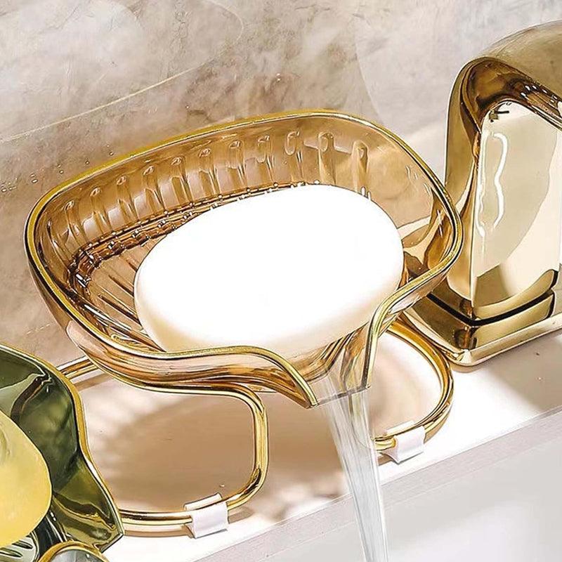 Suporte Saboneteira Com Drenagem Decorativa - Casa Amarela