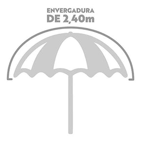 Kit Praia Guarda Sol 2,4m Carrinho Avanço 4 Cadeira Alta Caixa Térmica 34L Saca Areia - Mor - Verde
