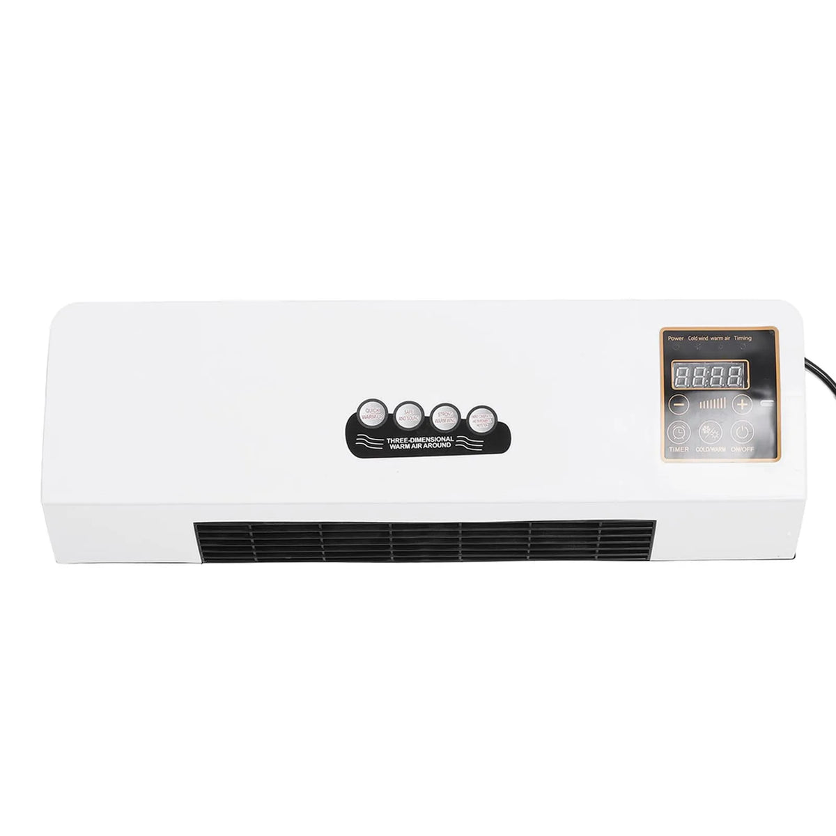 Condicionador de Ar Montado na Parede, Mini Móvel Portátil da Máquina do Calefator de Ar Montado na Parede para o Quarto (Plugue UE 220 V)
