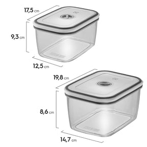 Electrolux, Pote Hermetico, 12 unidades, A23122901, cinza