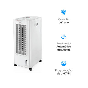 Climatizador de Ar Portátil FCE 3 em 1 Elgin Branco 7,5 Litros 220V - Climatiza, ventila e ioniza o ar