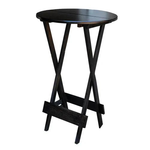 [LÍQUIDA DEZEMBRO] - Conjunto de Mesa Bistrô de Madeira com 4 Cadeiras Dobravel Ideal para Bar e Restaurante Tabaco - Casa Amarela