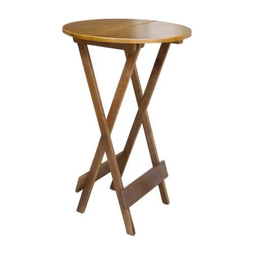 [LÍQUIDA DEZEMBRO] - Conjunto de Mesa Bistrô de Madeira com 4 Cadeiras Dobravel Ideal para Bar e Restaurante Mel - Casa Amarela