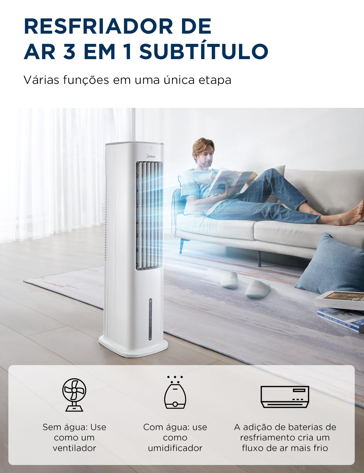 Climatizador de Ar Digital Midea 127V 60Hz