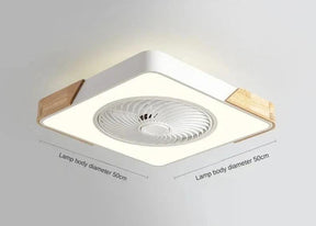 Luminária de teto decorativa com ventilador integrado - Ventiluz Street Design - Casa Amarela