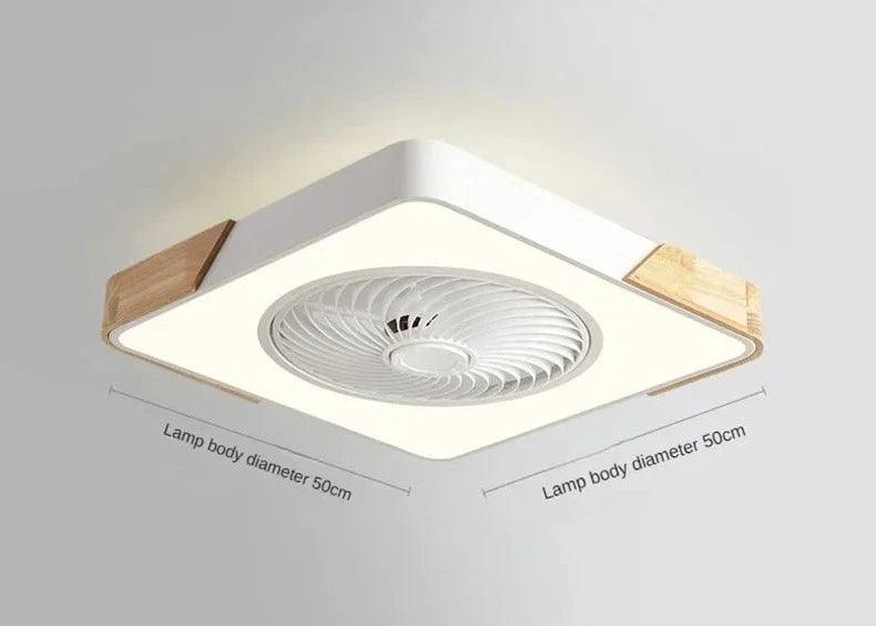 Luminária de teto decorativa com ventilador integrado - Ventiluz Street Design - Casa Amarela