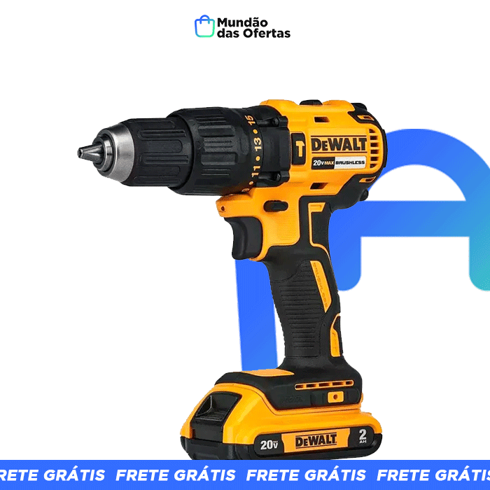 Parafusadeira/Furadeira de Impacto Brushless 1/2 Pol. com 2 Baterias [PROMOÇÃO] - Casa Amarela